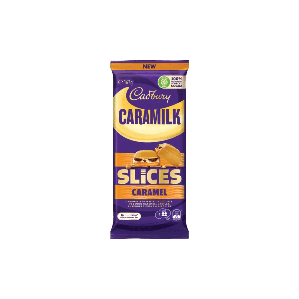 Cadbury - Caramilk Caramel Slices 167G