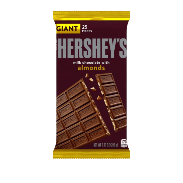 Hershey’S - Giant Choc & Almond 208G